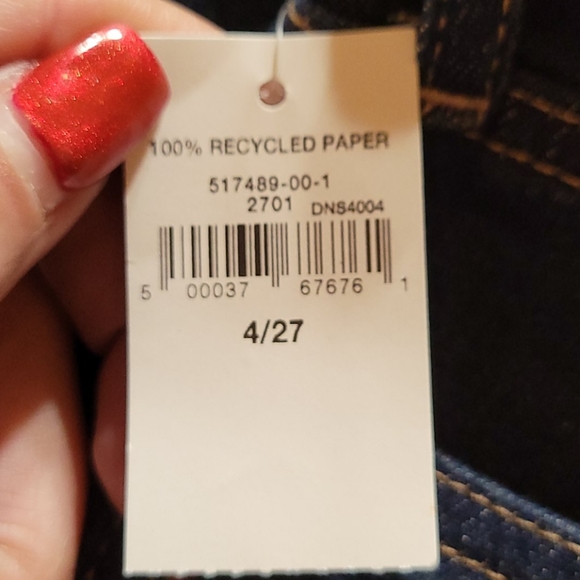 Gap Denim High Rise True Skinny Ankle Size 4/27 - Picture 6 of 6